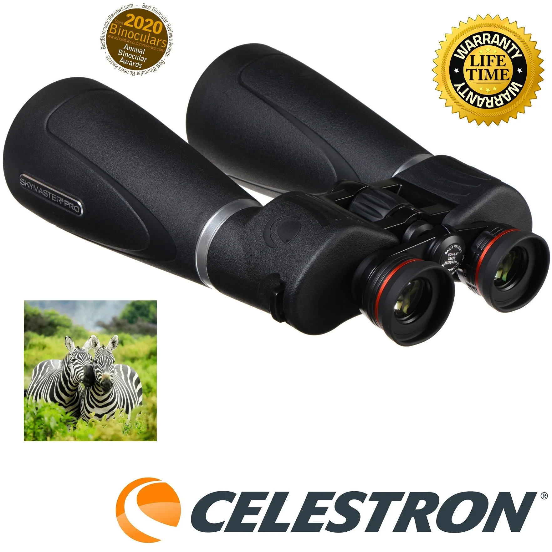 Celestron SkyMaster 15X70 Pro Astronomy Binoculars Bak-4 XLT Fully Multi-Coated Optics Telescope For Astronomical Observing