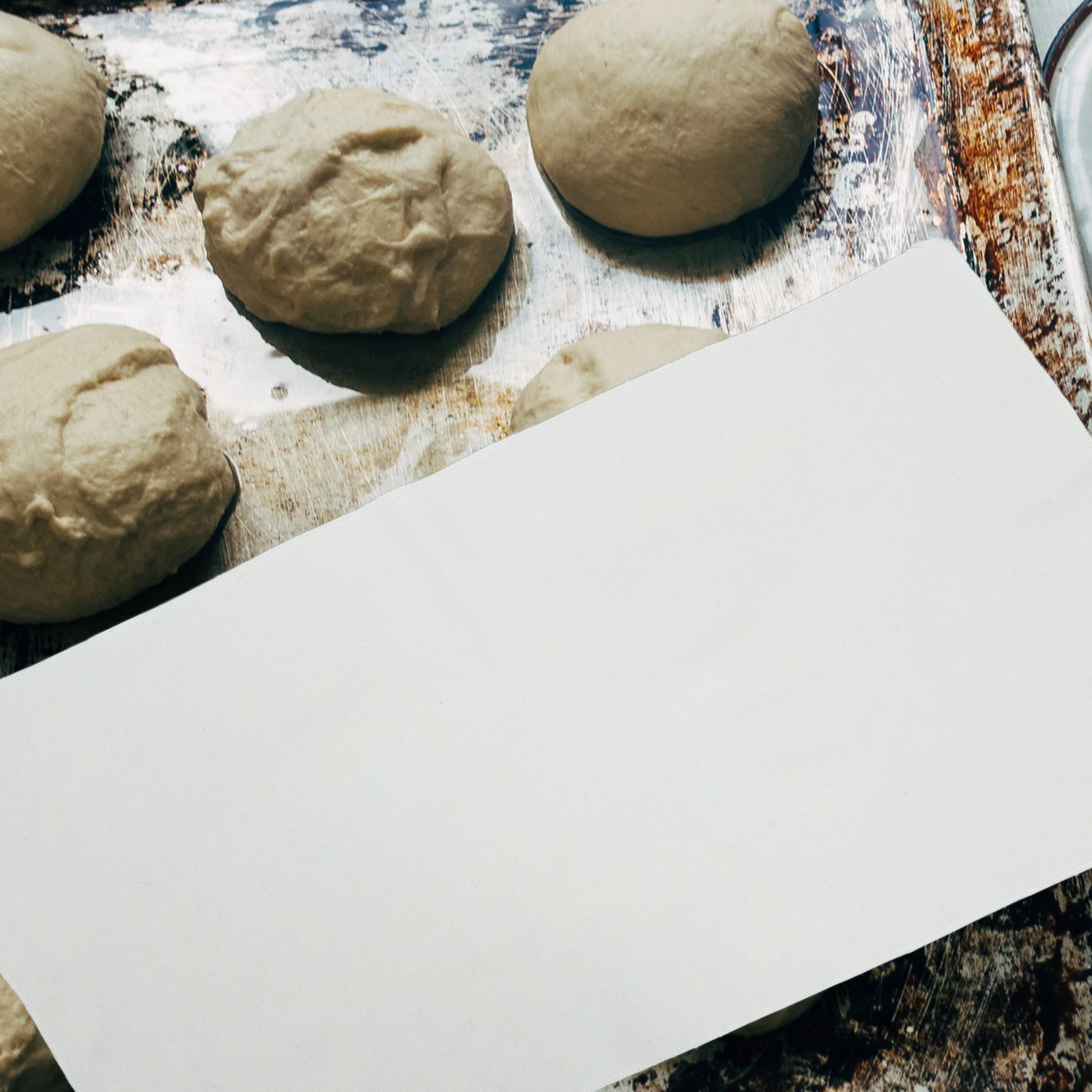 

2Pcs Bread Dough Fermented Cloth Thick Cotton Reusable Bread Proofing Baking Cloth Kitchen Fermented Basket Liner Dough Baking