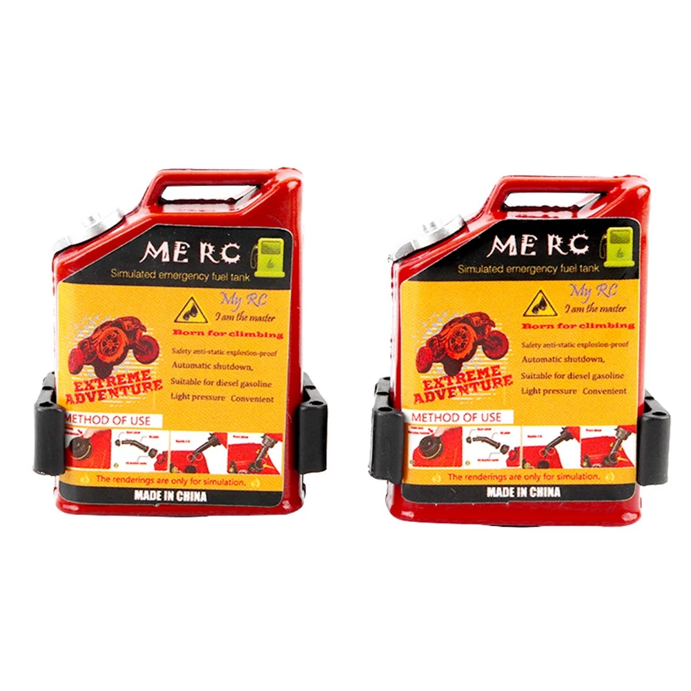 A04F-2 pçs escala crawler acessório mini tanque de combustível para tamiya com 4 pçs dogbone eixo de transmissão & eixo da roda substituição para hsp