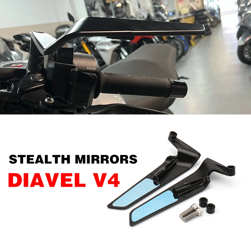 

for DUCATI Diavel V4 Accessories Stealth Mirrors Diavel1260 Adjustable Winglet XDiavel 1262 S Diavel 1260 S XDiavel Diavel Parts