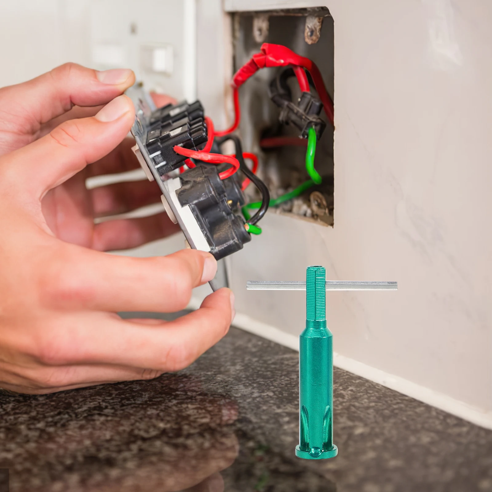 

2pcs Wrapping for Electric Drill Durable Steel Bending with Stripping Function Heavy Duty Power Accessories Fence Wire Wrapping