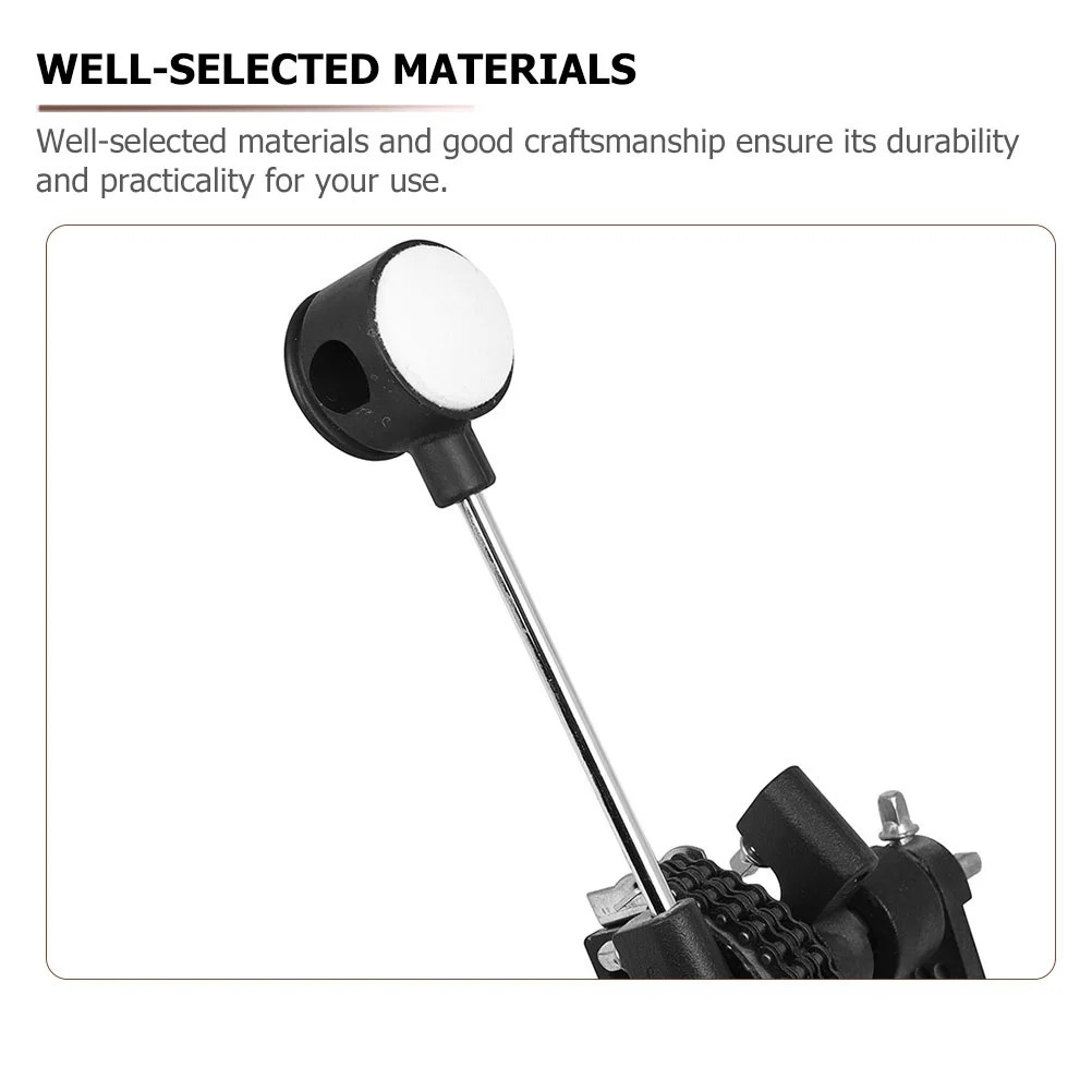

Durable Pedal Hammer Kick Bass Replacement Part Drum Kit Steel Felt Construction Easy Install For All Skill Levels - Drum