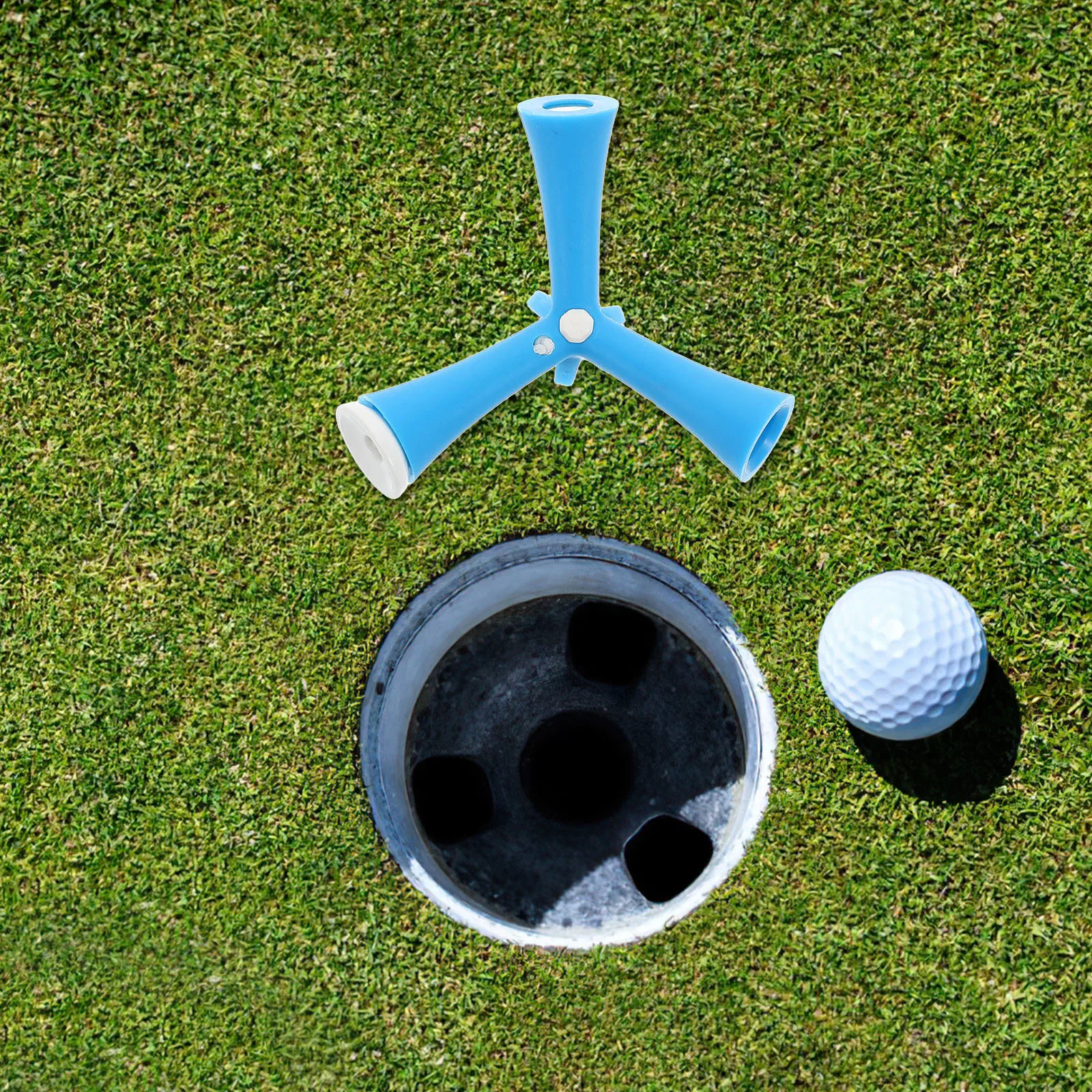 المحمولة قابل للتعديل ارتفاع جولف المحملة الأزرق المضادة للطيران كرة جولف حامل داخلي في الهواء الطلق ممارسة التدريب القيادة المدى المحملة