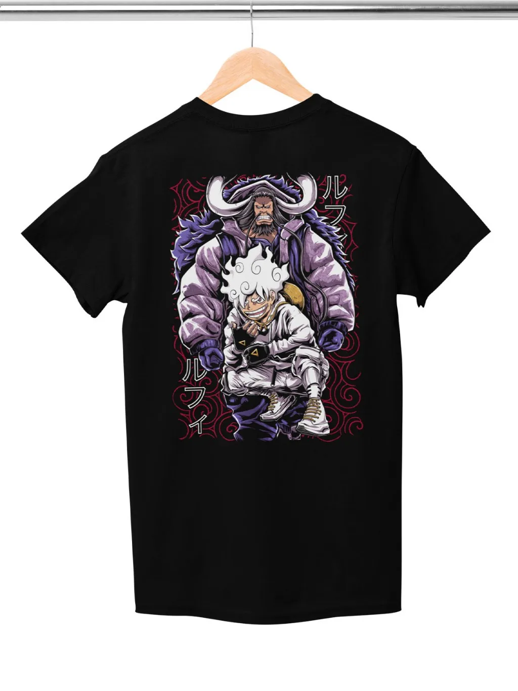 

Nika Luffy Gear 5 ONE PIECE Men Women Summer T-shirt Printed Harajuku Retro Short-sleeved Oversized Loose Casual Comfort Y2k Top