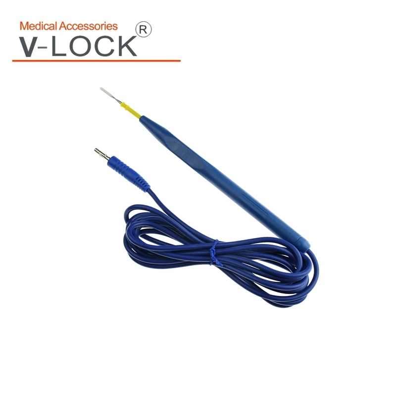 Foot control Electrosurgical pencil,4.0 banana connector 5pcs packing