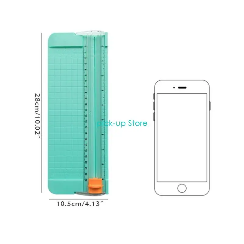 Q5WA Multi-in-1 Paper Cutter with Extending Scale Ruler Dual-scale Home Paper Trimmer