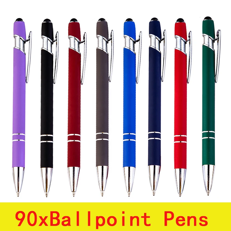 

90Pcs Stylus Computer Touch Phone Screen Pen Crystal Business Office Ballpoint Pen For Stationery Office School