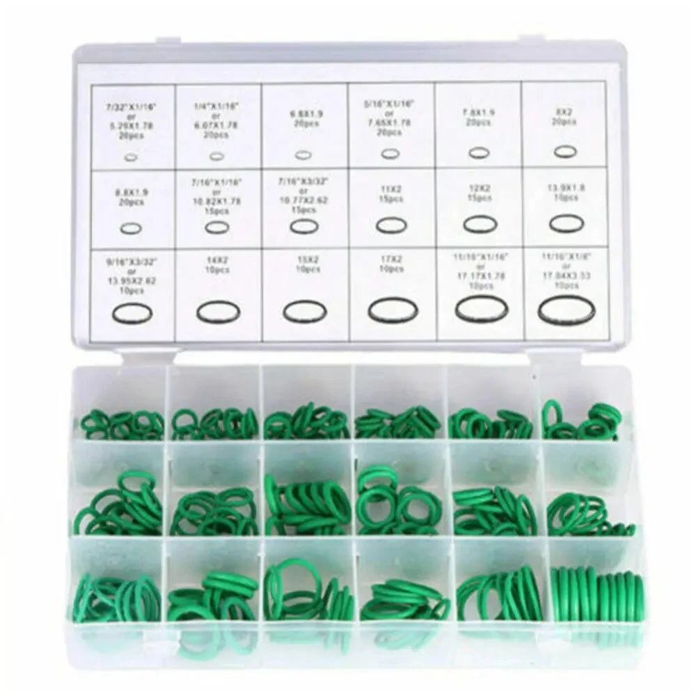 270 Pieces O Ring Assortment Set Kit O Rings Seal Gasket Washer 18 Sizes Rubber O-Ring Grommets Heavy Duty Professional