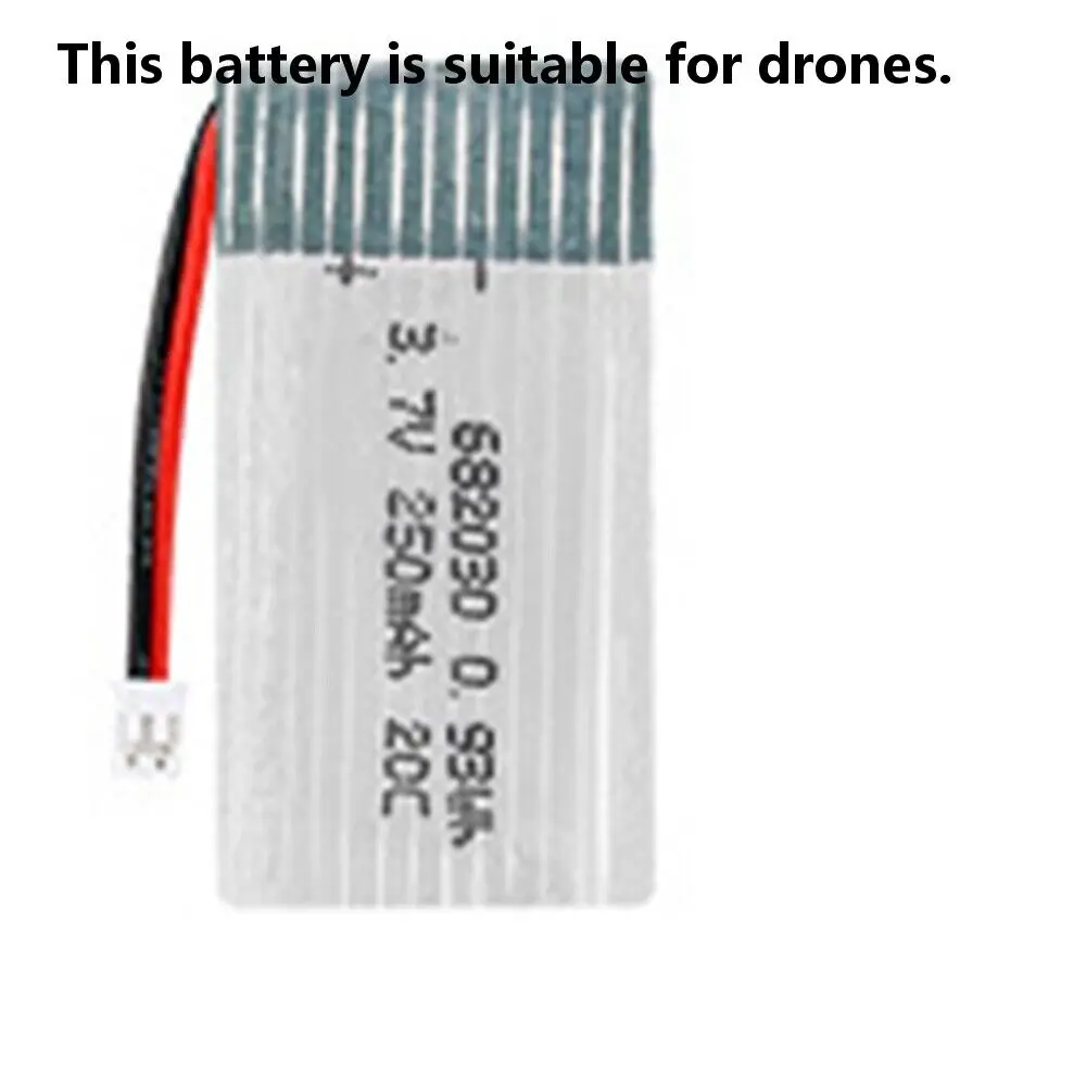 Rechargeable 3.7V 682030 20C 300Mah Li-Polymer Li Battery For X5SW SYMA X5 X4/H107D RC Drone FPV Drone X5C RC Copter Drone