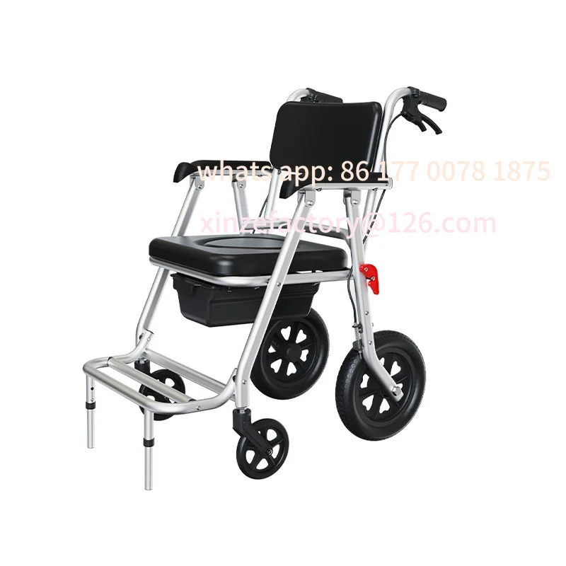 Customizable Mobile Toilet Shower Room Seat Bathing Wheelchair Stool Pregnant Women Squatting Toilet Chair Elderly Walking Chair