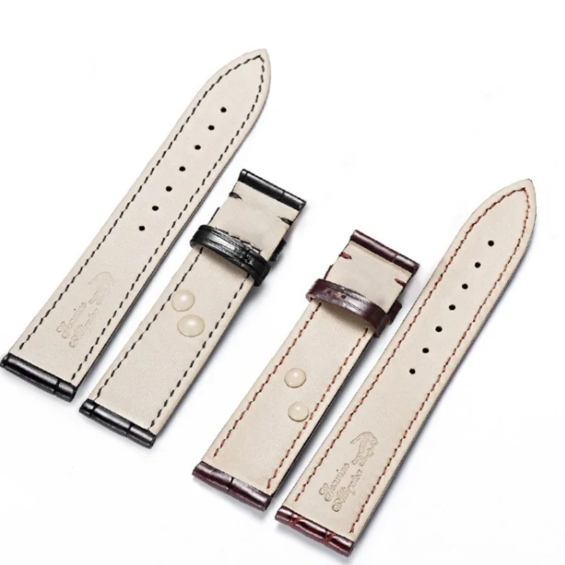 Real Alligator Watch Strap Genuine Leather Watch Bands For Men Or Women Watch Accessories 12 - 24mm image 6