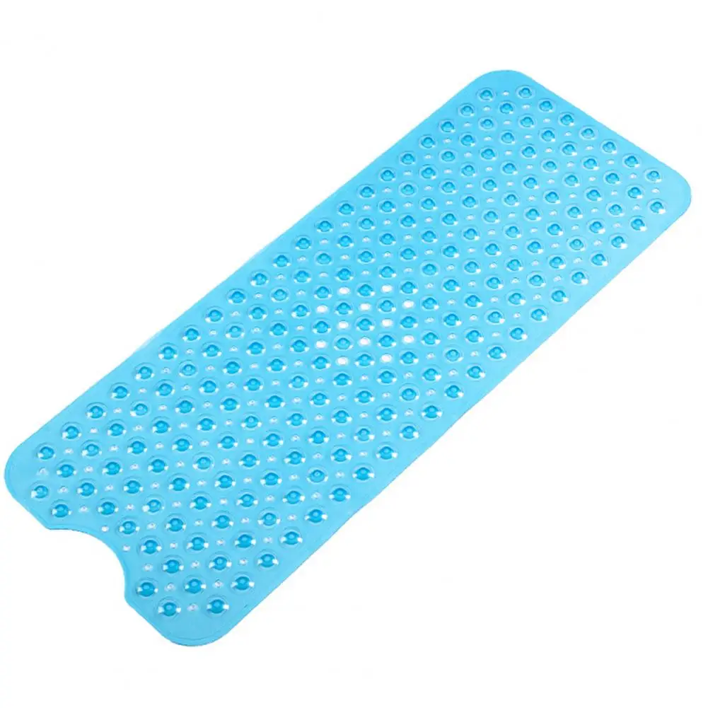 Useful Shower Mat Rectangular Bathtub Mat Non-slip Bottom Oversized Coverage Elderly Kids Shower Mat  Anti-skid