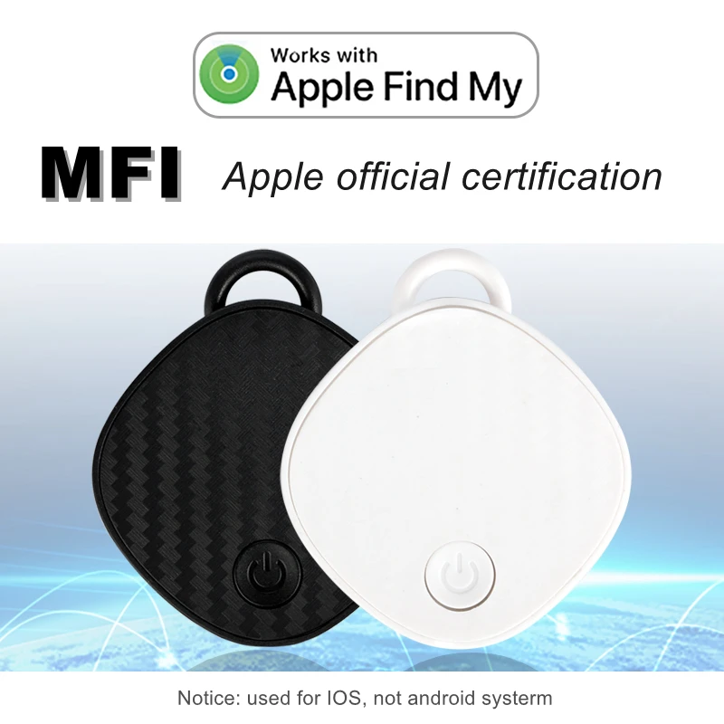 Imagem -02 - Mfi Certified Bluetooth Mini Gps Tracker Funciona com a Apple Find my Airtag Dispositivo Anti Lembrete Perdido Chaves Localizador Pet Crianças Finder