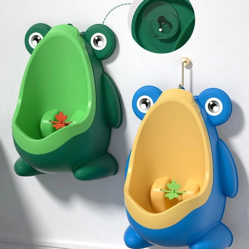 Cartoon Baby Boys Standing Potty Wall-Mounted Urinals Toilet Training Children Stand Vertical Urinal Potty Pee Infant Toddler