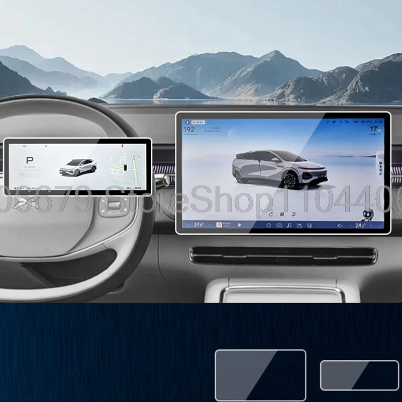 

For Xpeng G6 2023 2024 2025 2026 GPS Navigation dashboard Center Protective Film Tempered Glass Screen Protector Car Accessories