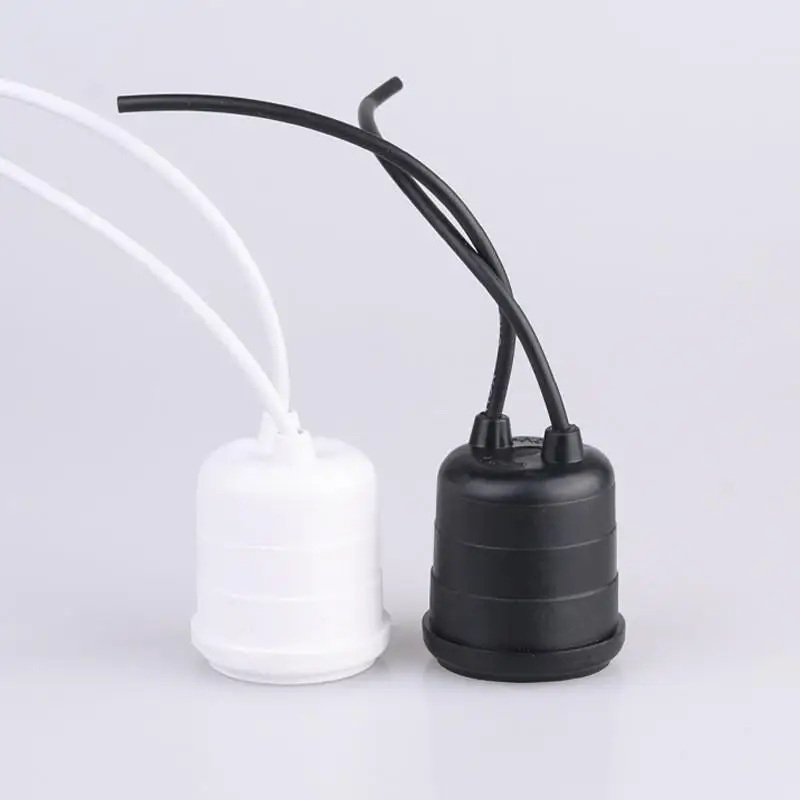 E27 Light Socket Waterproof Heat Resistant Shell Insulated Wires For Outdoor Garden Home Lighting