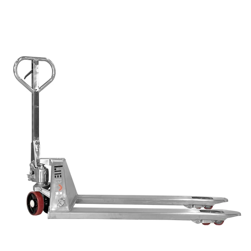

LIEBO Manual Lift Forklift Jack Trans Pallet Trolley 5 T Stainless Steel Hand Pallet Truck