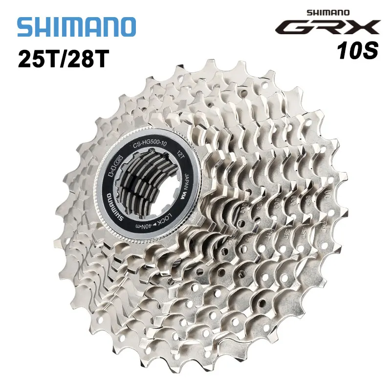 Велосипедная кассета Shimano CS-HG500-10, звездочка, 10 скоростей, шоссейный велосипед, свободное колесо 11-25/28T