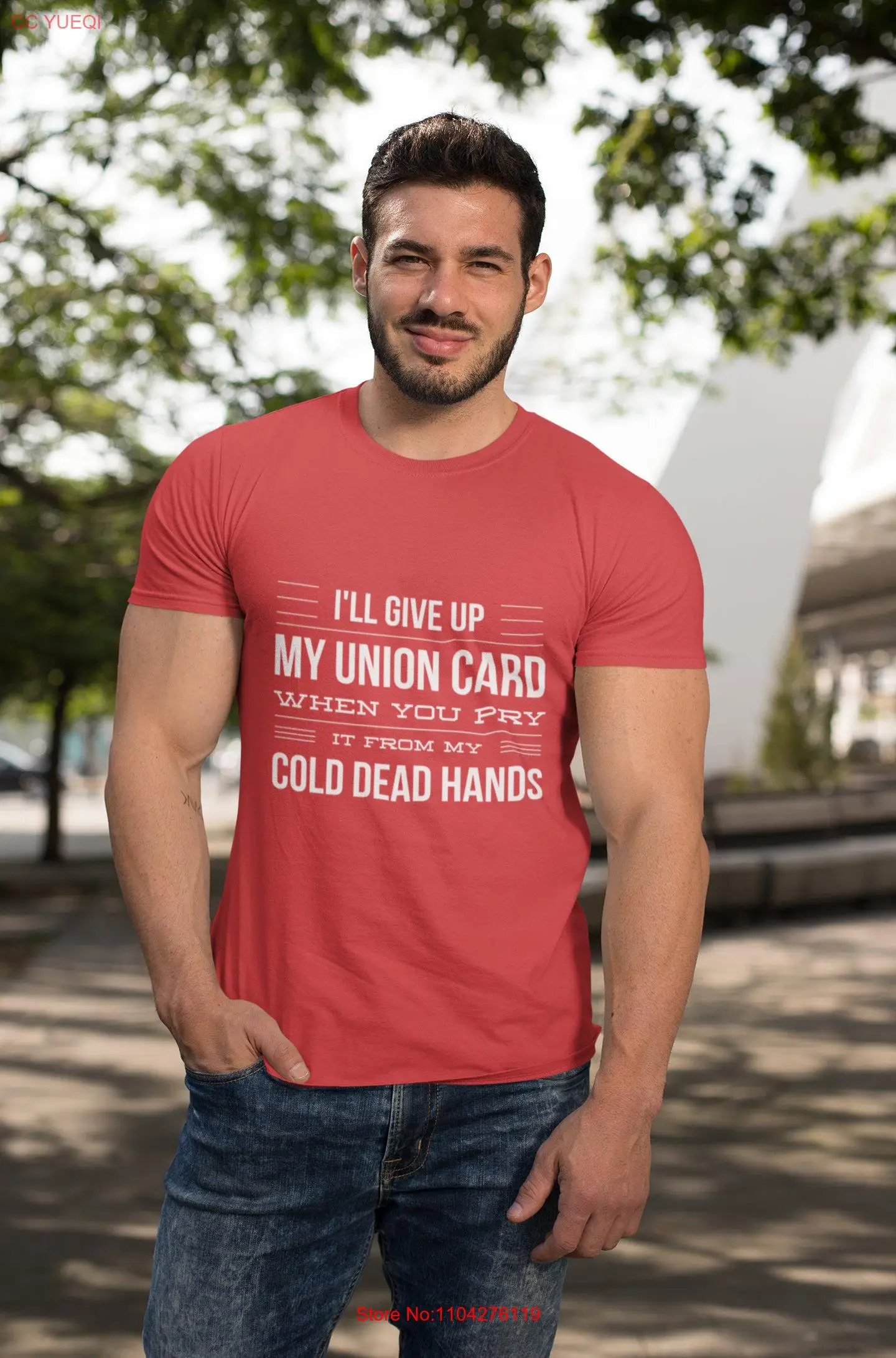 Union Forever I'll Give Up My Card When You Pry It From Cold Dead Hands T Shirt long or short sleeves