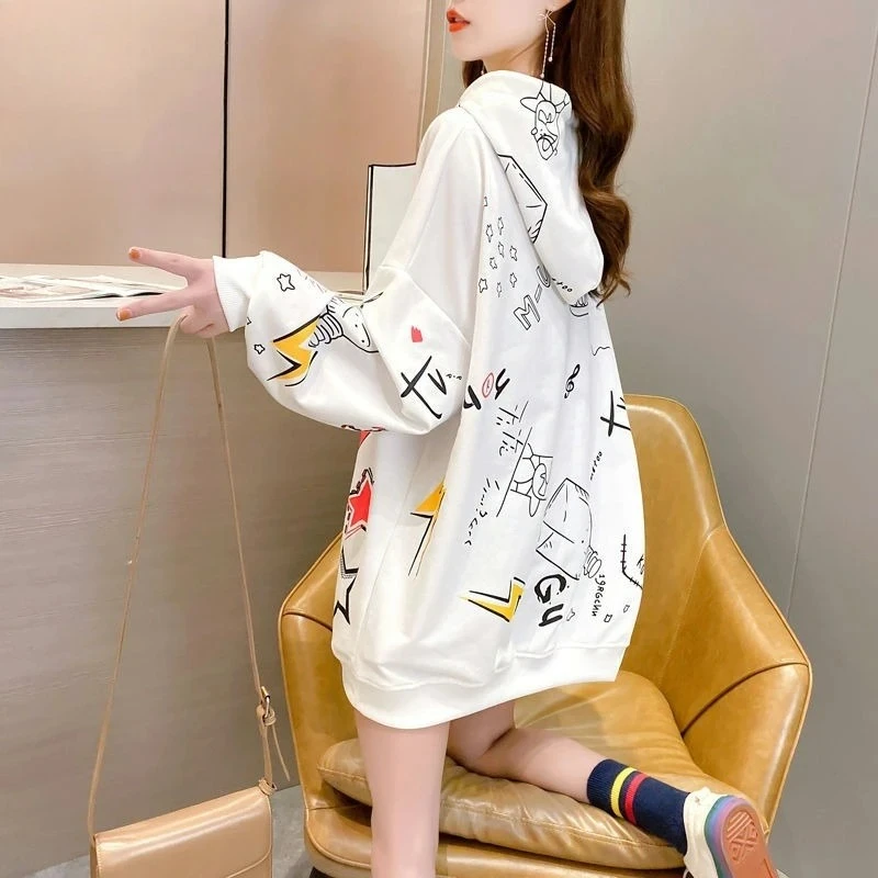 Sweat à capuche imprimé Pikachu pour femmes, ample, grande taille, décontracté, Style paresseux, manches longues, pour étudiantes, nouvelle collection 2025