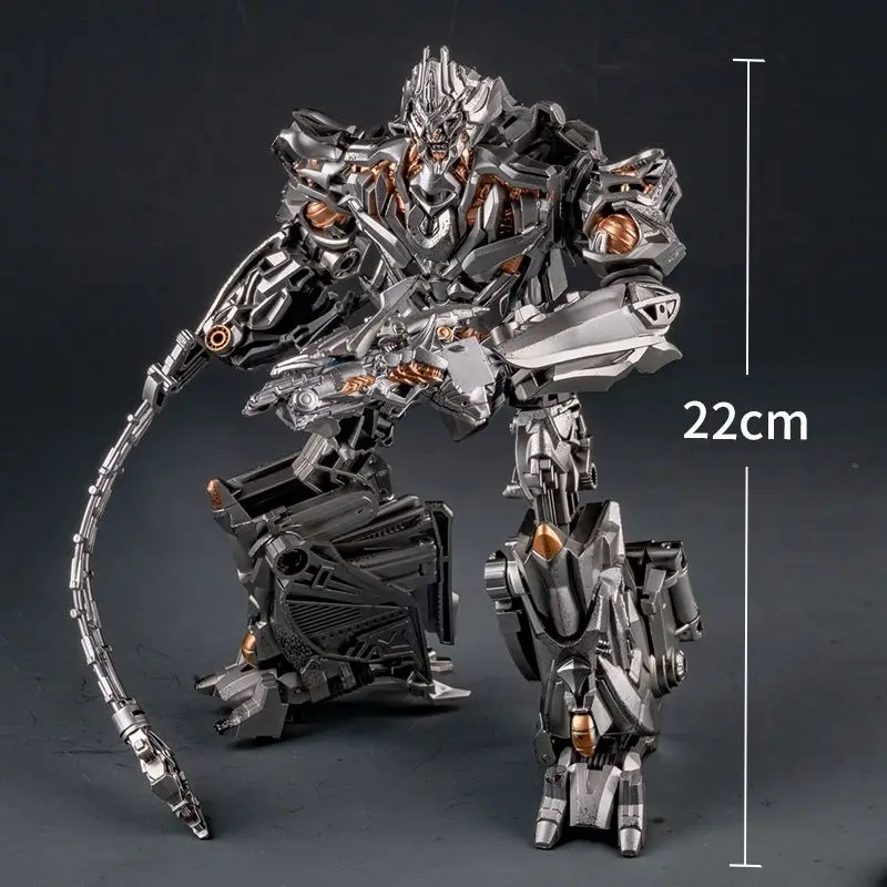 Transformável mp megatron brinquedo céu avião megatron meninos robô lutador jato modelo figura de liga autêntica