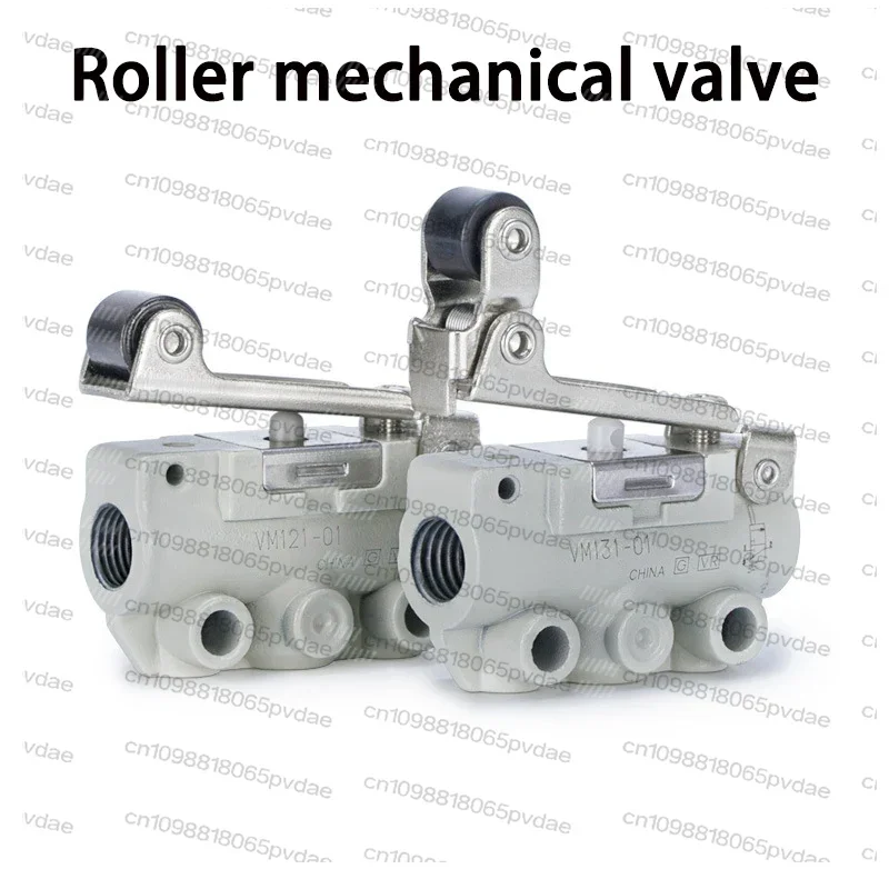 Tool Parts Pneumatic roller switch two position two way three-way mechanical valve manual valve  VM120-01-00A VM133-M5-01SA