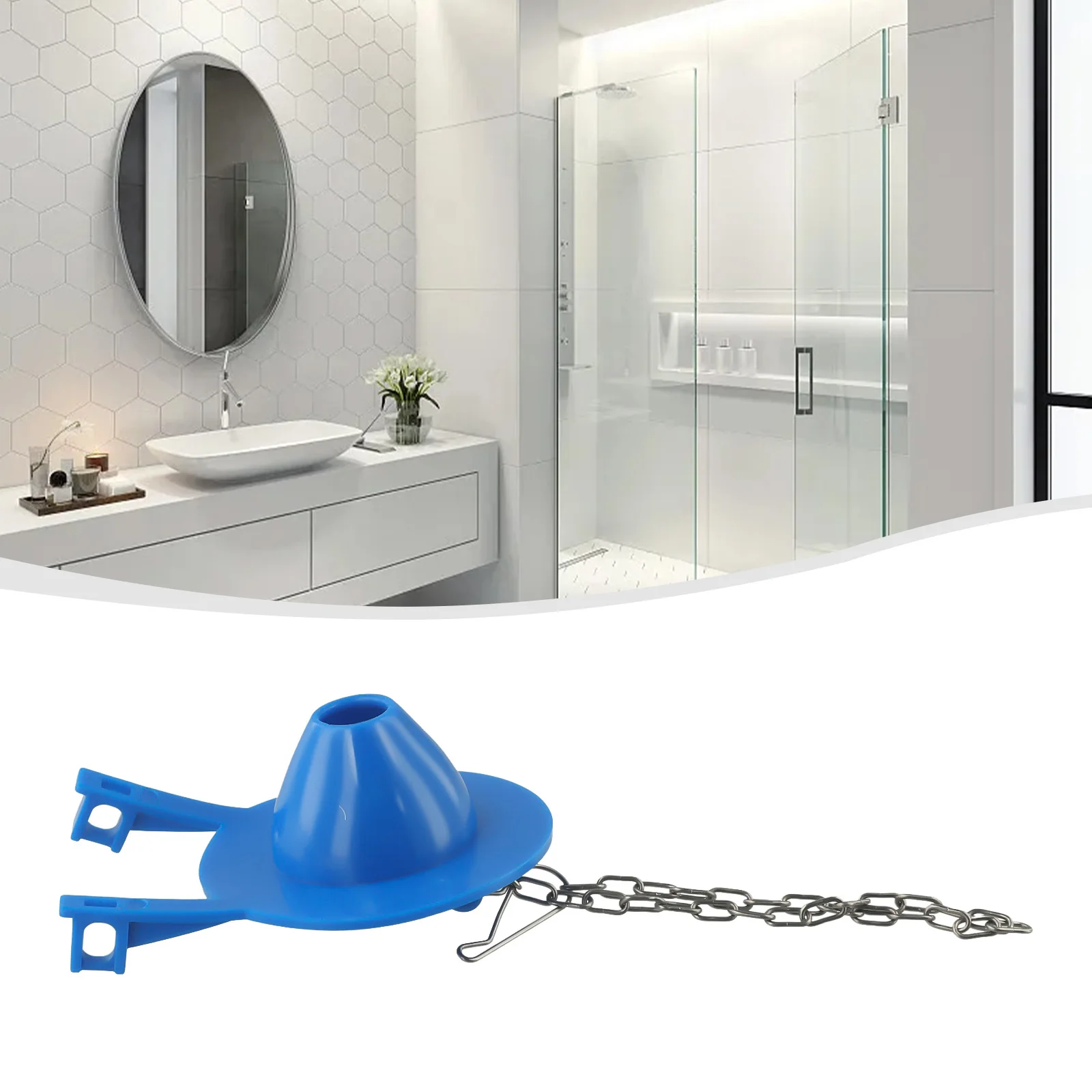 Valve Toilet Flapper Cap Drain Replacement Tool Bathroom Flapper Flush Kit PVC Save Water Accessoties Valve Toilet