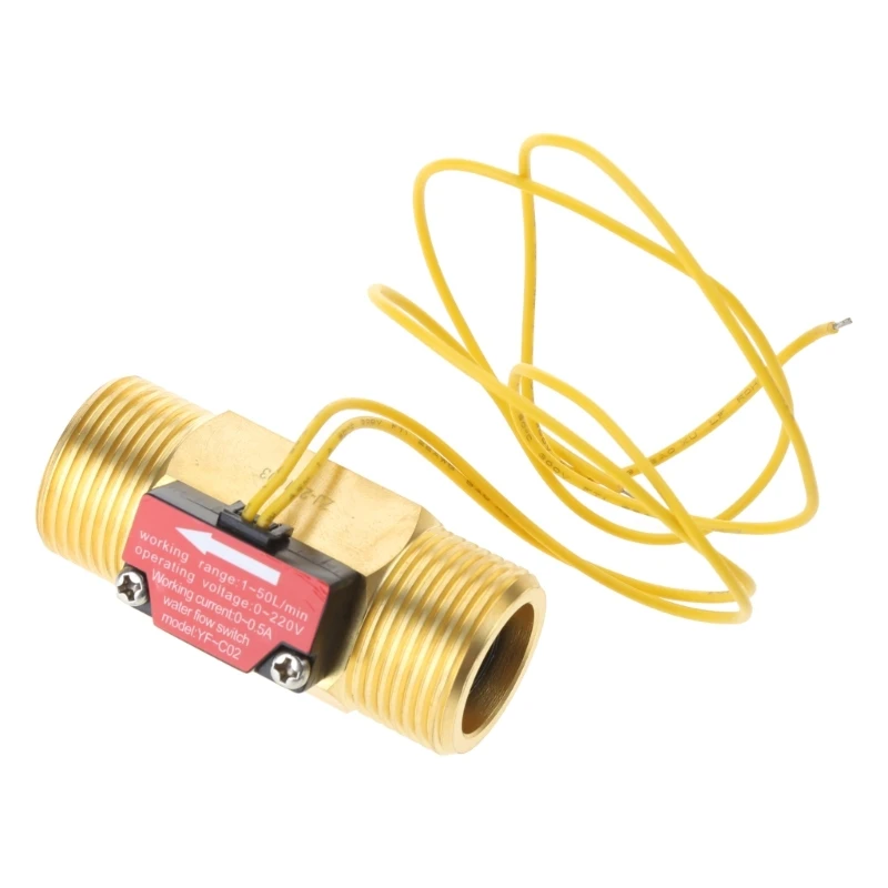 Imagem -05 - Fluxo Água Latão Dn20 Interruptor Fluxo Água Alto Desempenho 1.550l Min Controle Fluxo Água