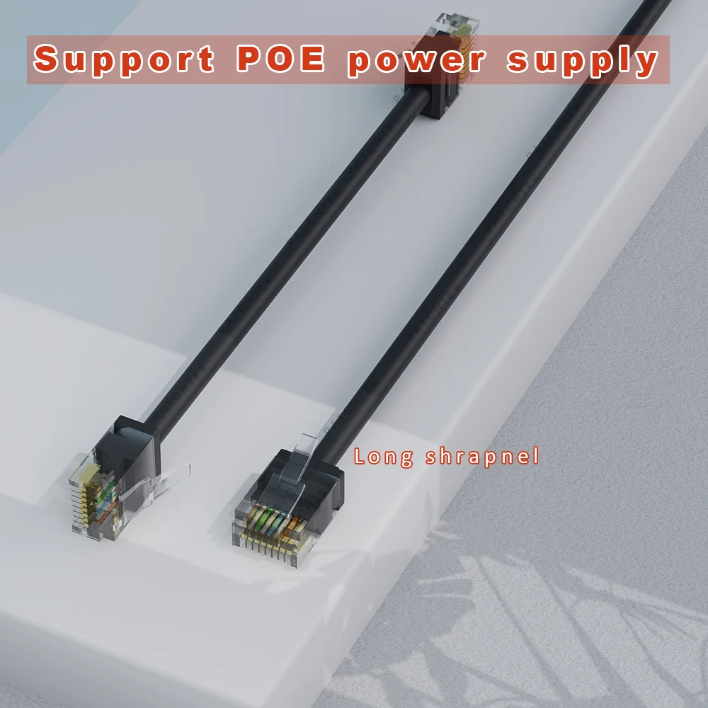 COMNEN Cat6/Cat6a 24 Pack Slim Cat6a Ethernet Patch Cable 10G Support Cat 6 Patch Cable for Patch Panel to Switch Flexiable