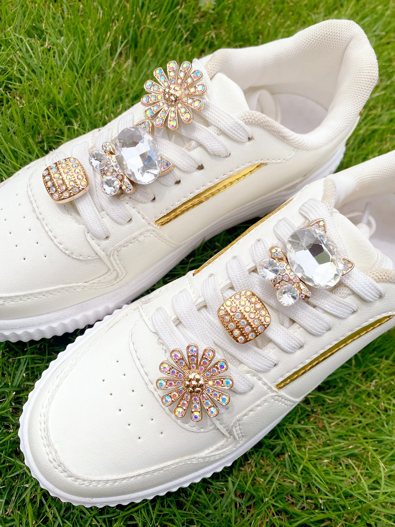 6-piece shoe decoration DIY casual shoe decoration - An interesting and versatile way to personalize your footwear