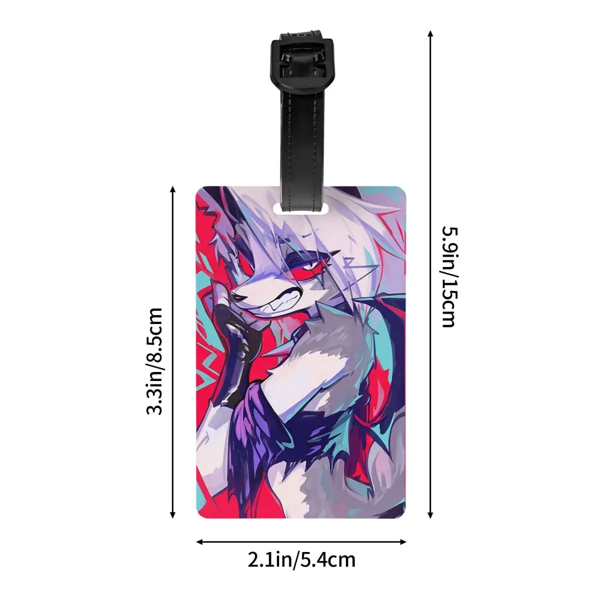 Loona Luggage Tags Suitcase Accessories Travel Baggage Boarding Tag Label Holder ID Name Address view 4