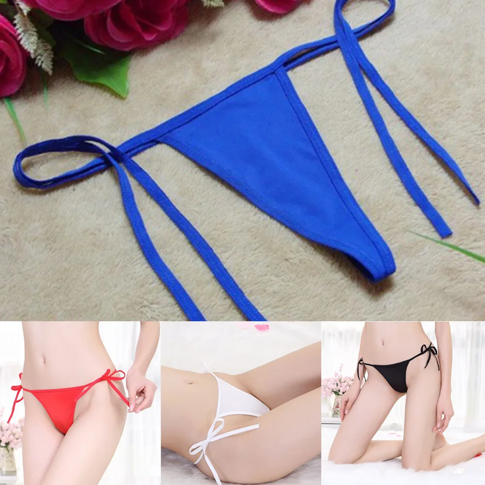 

Sexy Lingerie With Women's Straps And Thongs Seamless Brazilian Underwear Low Waist Soft Briefs Breathable Solid Color Panties