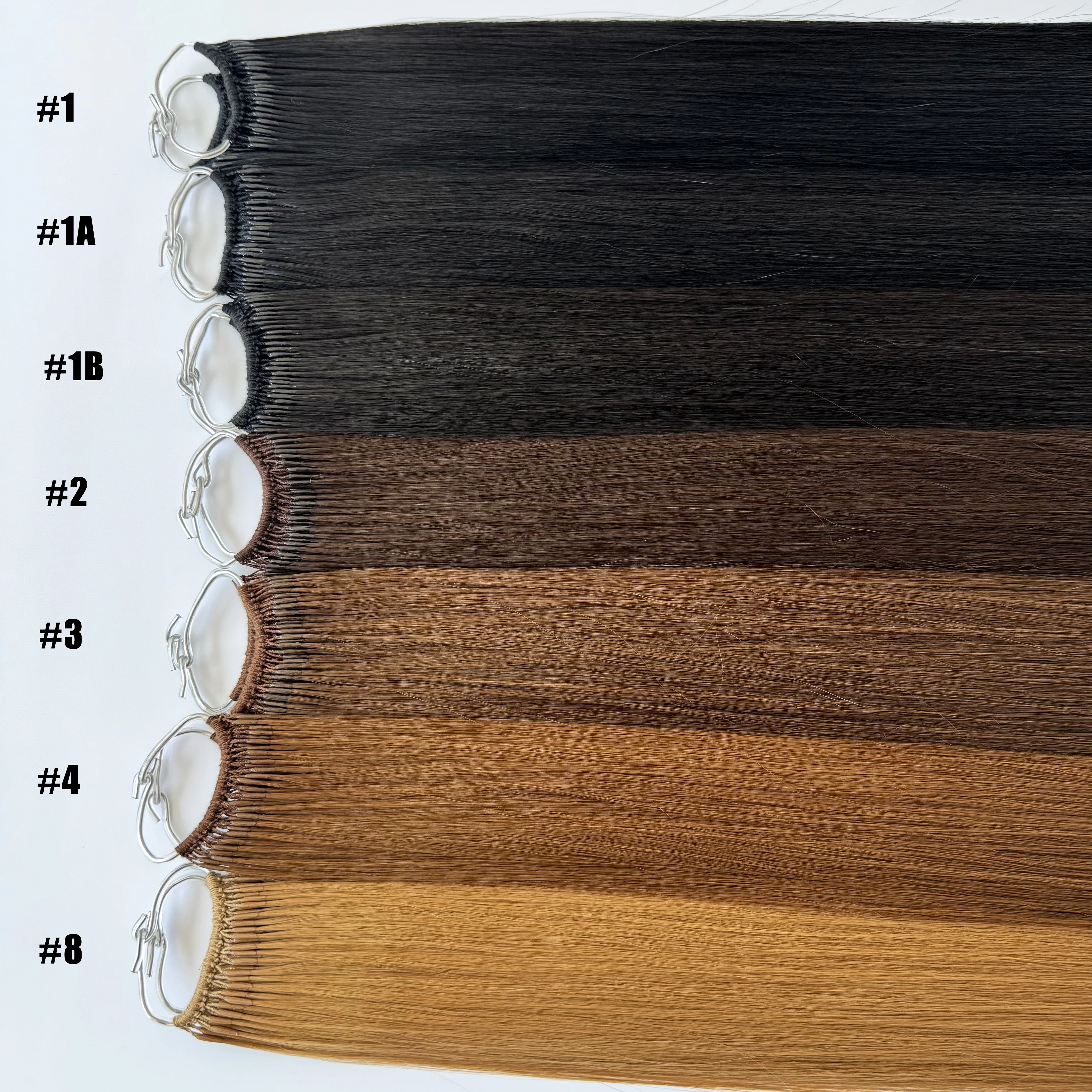 kiikiigir 韓国人気の綿ストリングツインチップヘアエクステンションバージンレミーヘアイタリアケラチン接着剤接着済みヘアエクステンション