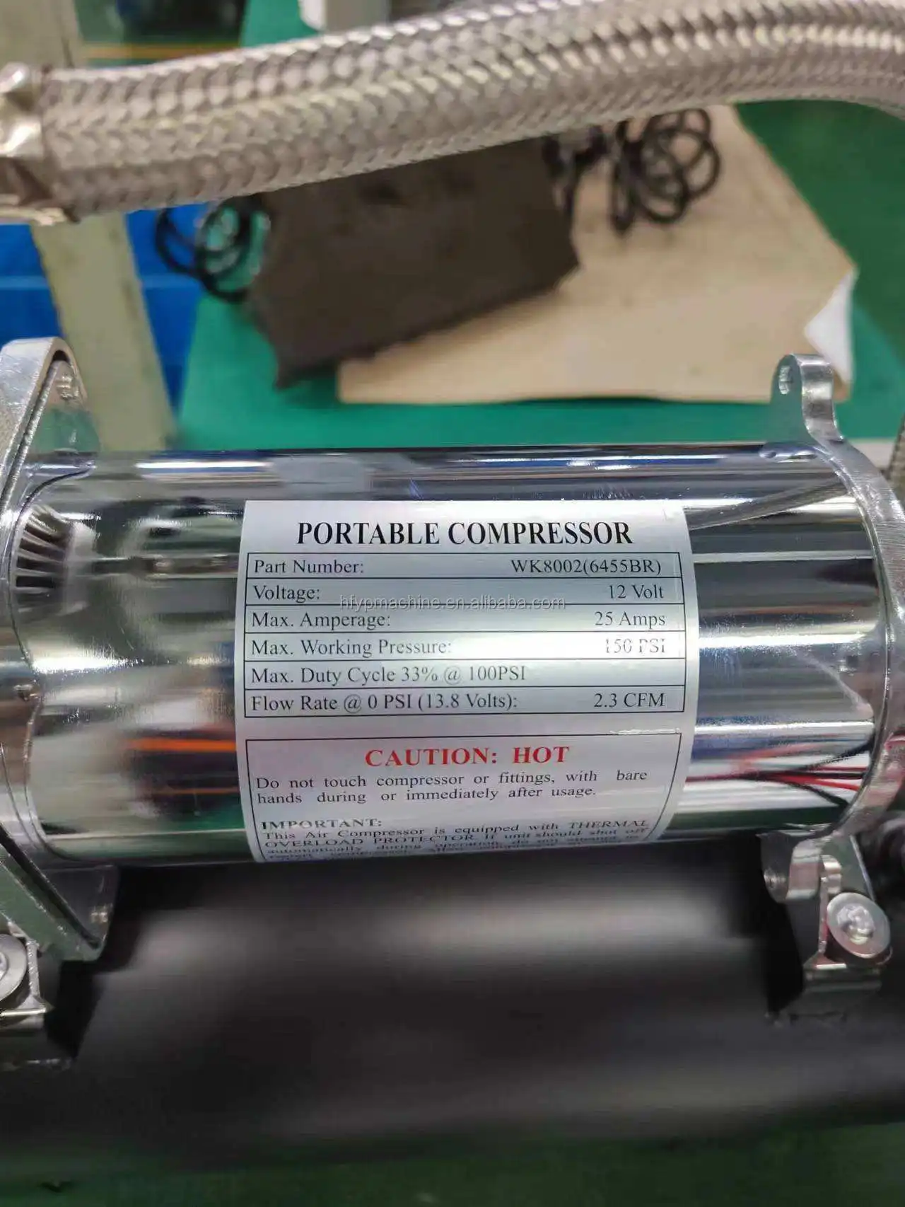 Hot Sale 12V Air Compressor Universal 12v Car Air Ride Suspension Kit Tire Inflation Tool with 1.5 Gallon Air Tank