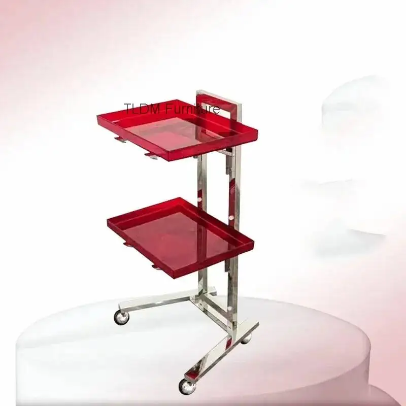 Cosmetic Helper Trolley Multi-purpose Cart With Wheels Professional Household Hairdresser Salon Furniture Trolly Beauty Station