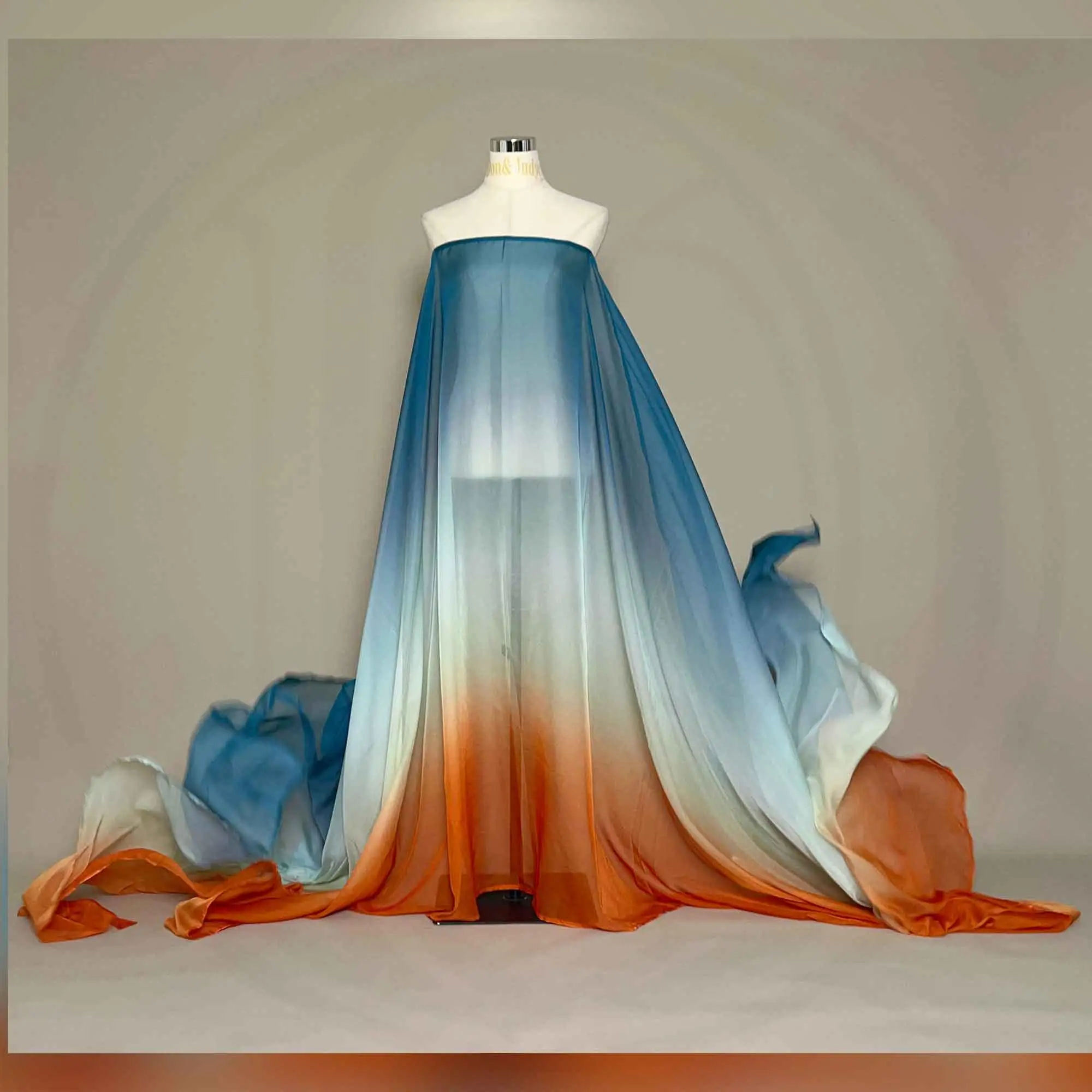 

Don & Judy свадебное платье для беременных женщин градиентное шифоновое эластичное тюлевое женское платье в китайском стиле