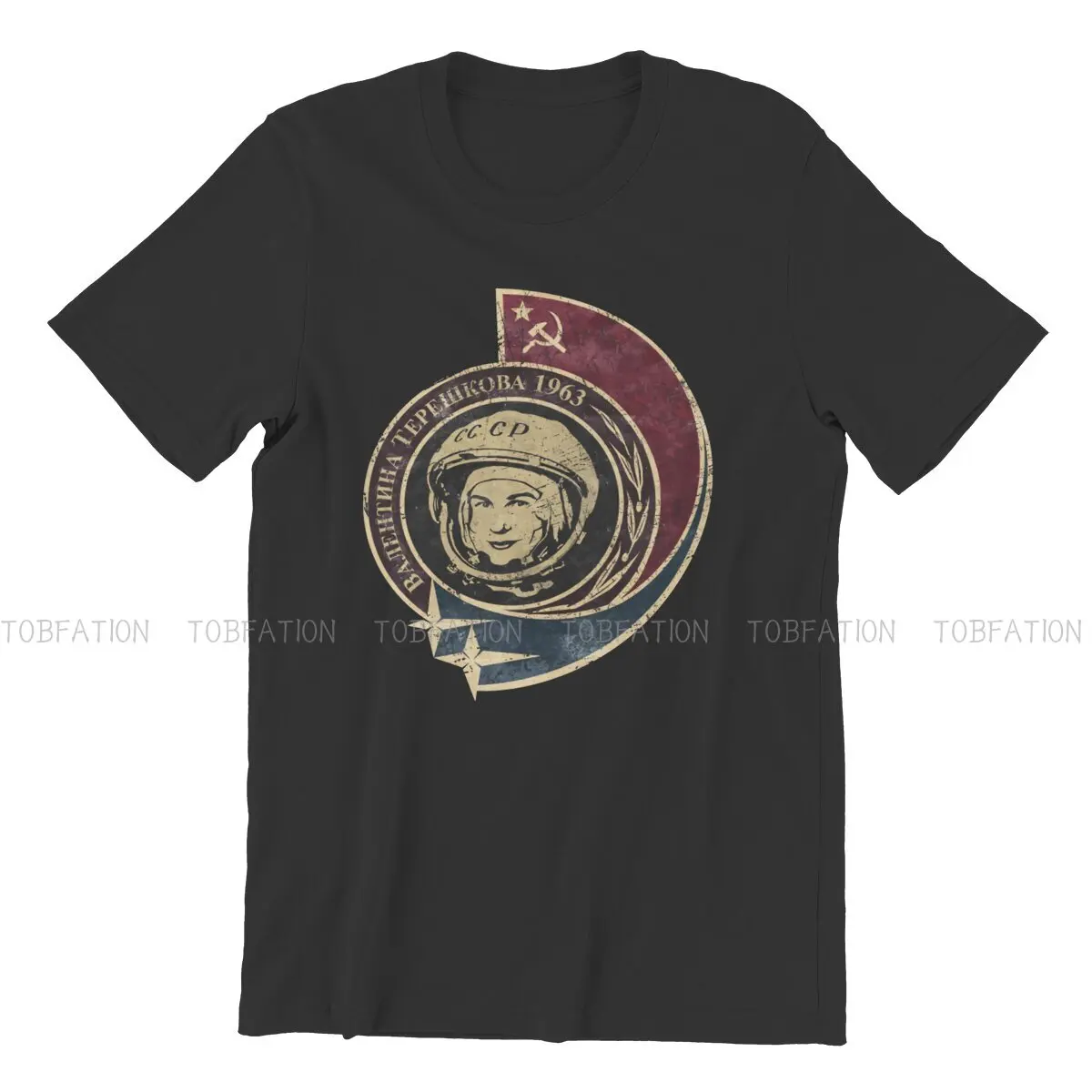 Russian USSR CCCP Crewneck TShirts Valentina Tereshkova 1963  Personalize Homme T Shirt Funny Clothing Size S-6XL