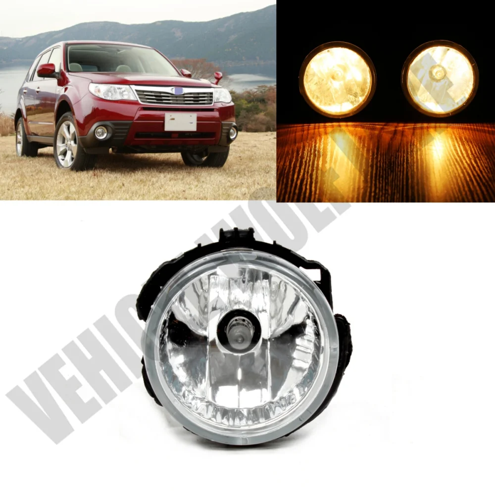 

Для Subaru Foresters 2009, Стайлинг автомобиля, передний бампер с правой стороной, противотуманная фара с лампочками 84501SC040