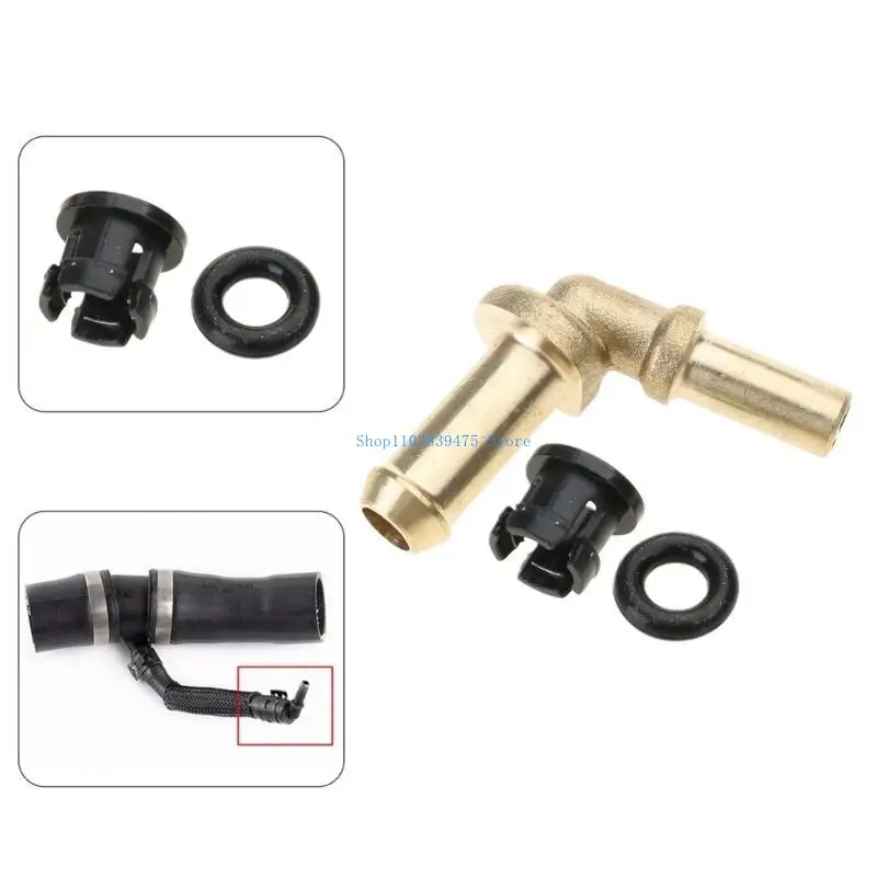 

33WB Water Outlet Tube Hose Connector for LR049990 LR048474 Sealing Rings Buckle