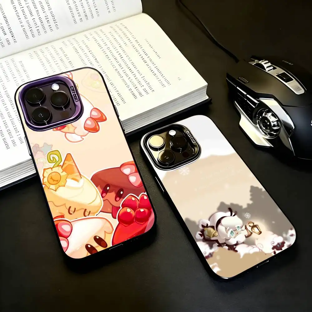 

Game C-Cookie Run K-Kingdom Black Candy silver phone case Phone Case For iPhone17,16,15,14,13,12,11 Plus,Pro Max
