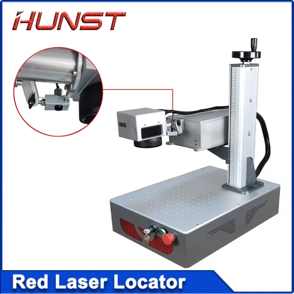 Hunst Laser Modul Red Laser Locator Teil Werkzeuge Durchmesser 12 mm Lichthalter für CO2 UV Fasermarkierungsmaschine