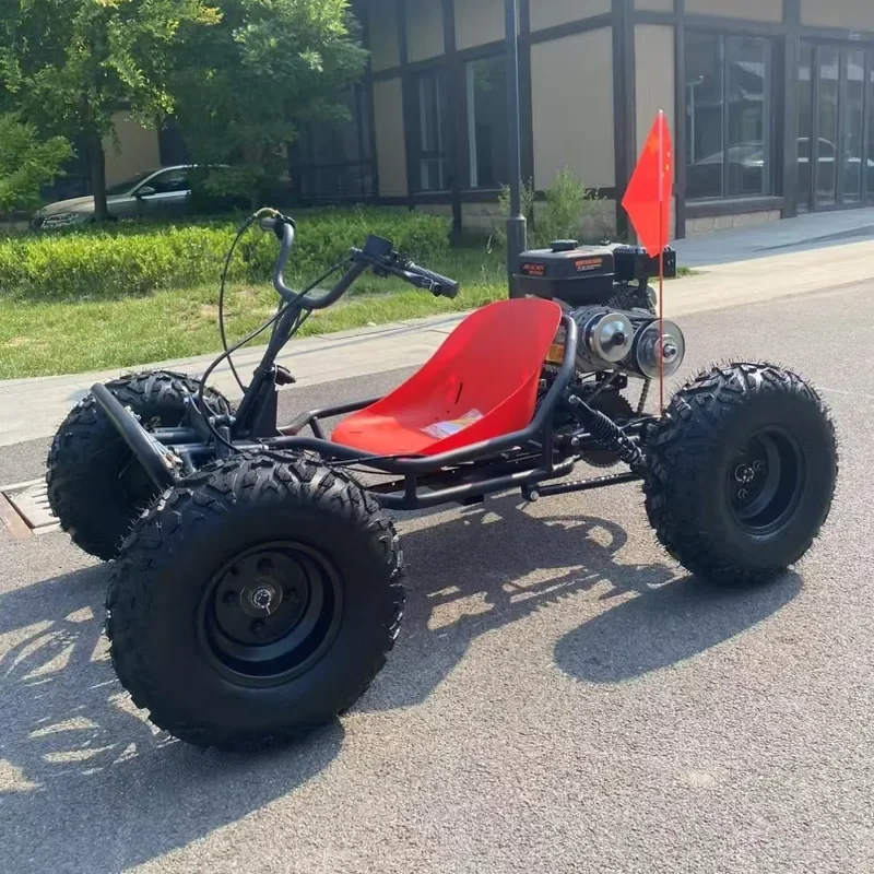 Off-road kart outdoor two-stroke six-inch red kart drift ATV