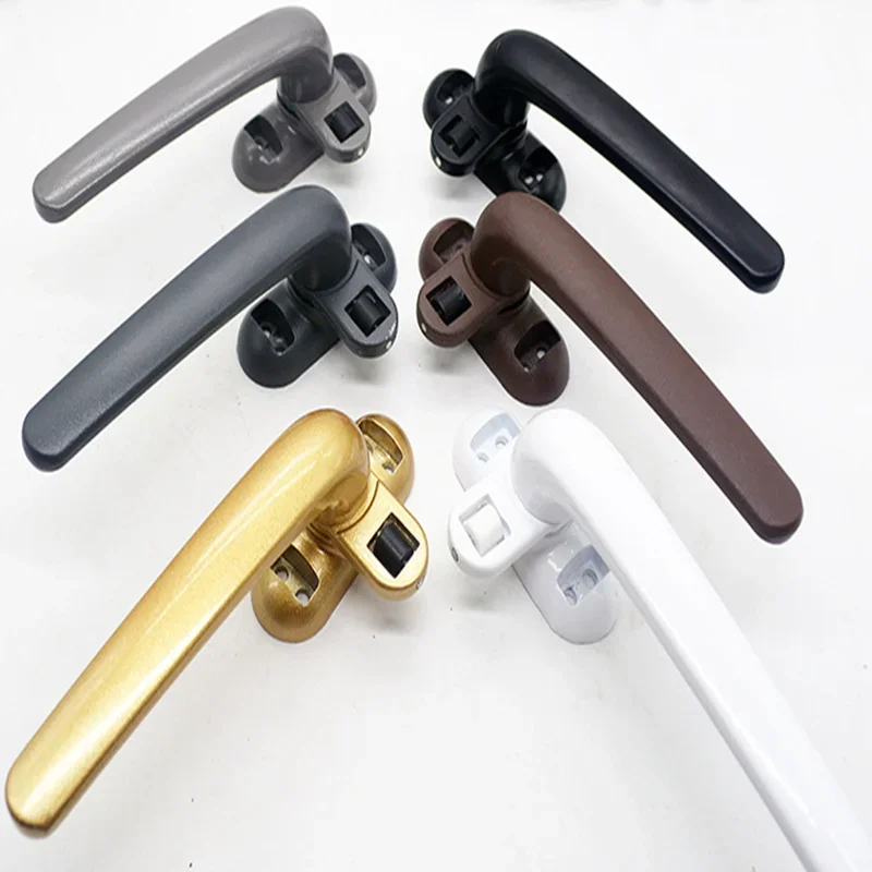 Thickened right/left Durable Casement Window Wheel Handle with lock Home  sliding door Window Hardware maneta ventana aluminio