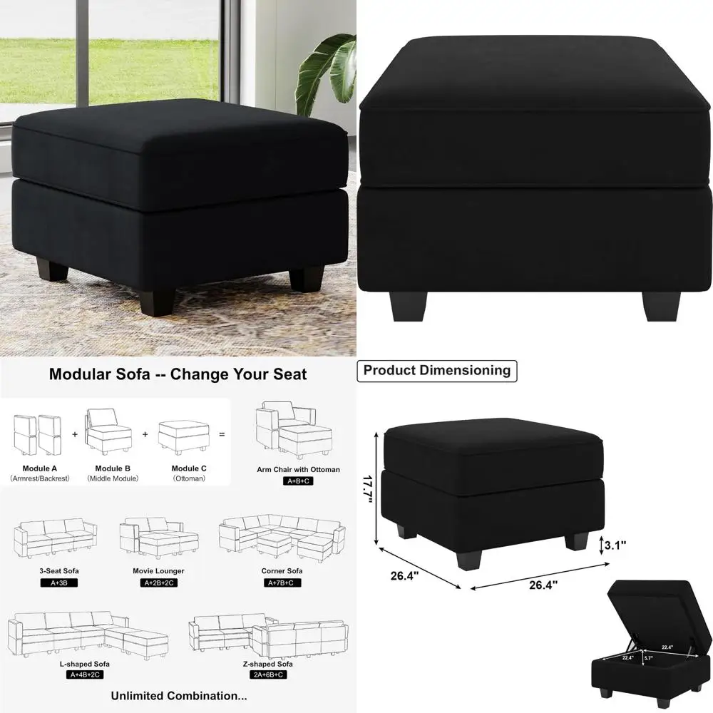 Black Velvet Square… - image