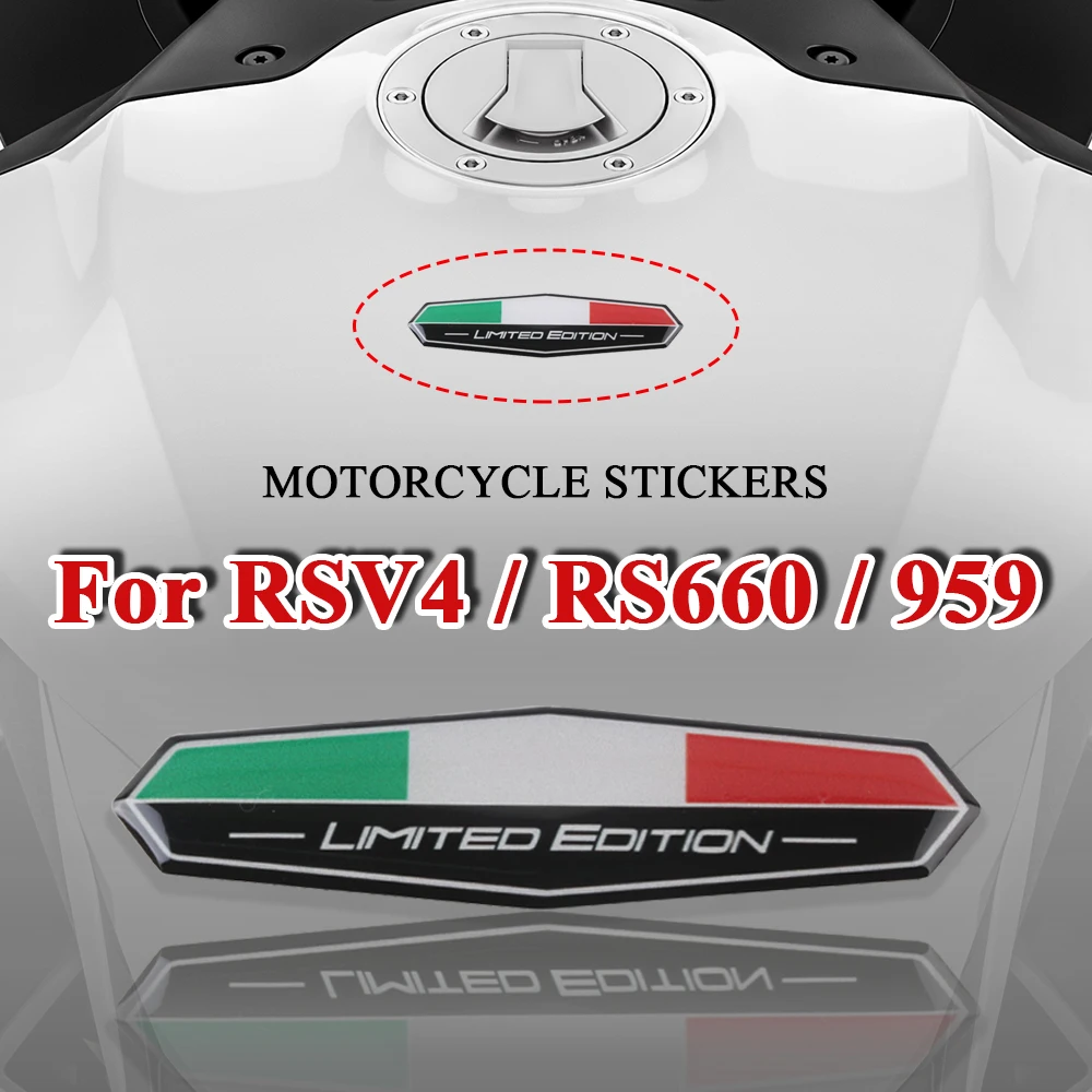 

Reflective Motorcycle Stickers Accessories For Aprilia RSV4 RSS60 Italy Flag Limited Edition Emblem Decals For Ducati V4 S 959