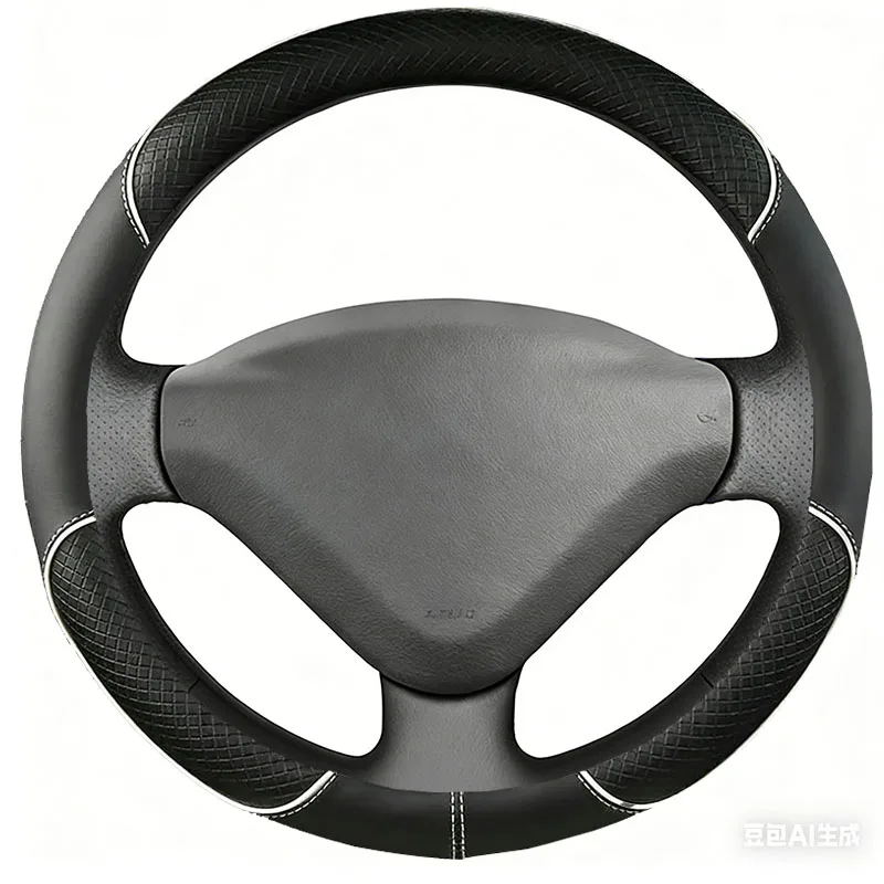 Leather Steering Wrap Car Steering Wheel Cover For Peugeot 207 Fiat Scudo Expert 2006-2016 Partner 2009-2018