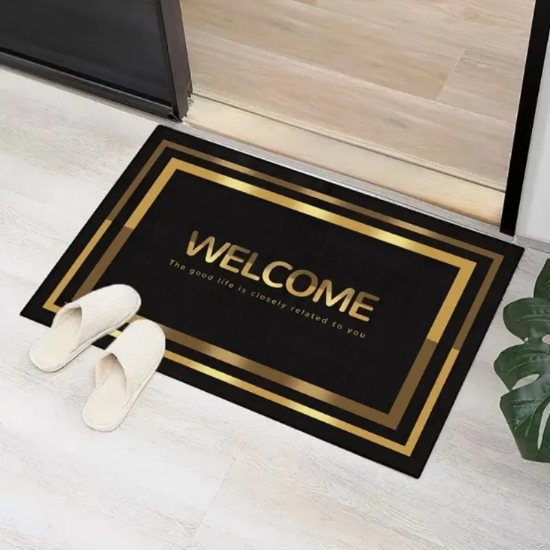 VIKAMA Carpet Elegant Black and Gold 