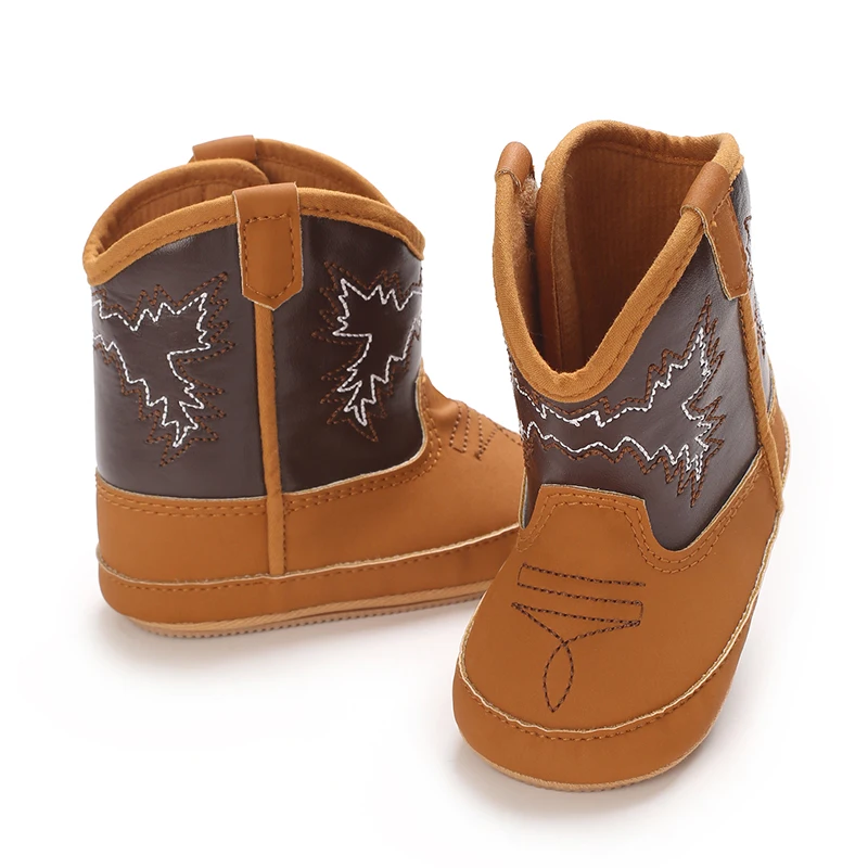 0-18Months Baby Boys Girls Winter Toddler Short Boots Soft Rubber Bottom Non-Slip Baby Boots