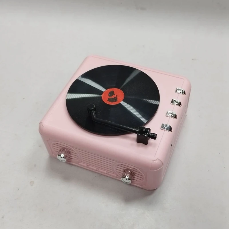 Orador portátil retro do bluetooth, subwoofer, caixa sadia para o escritório, exterior, jogador home, durável