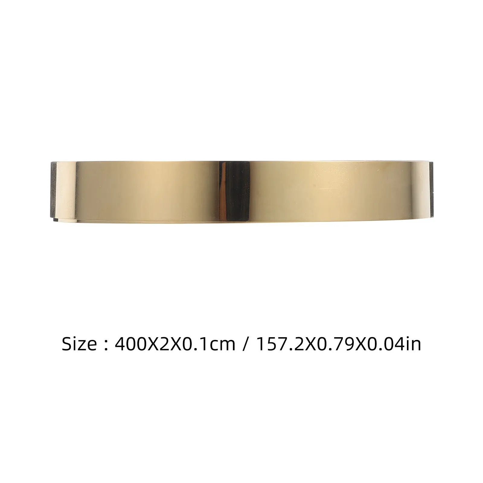 Stainless Steel Self Adhesive Decorative Strip Easy Install Wall Ceiling Trim Metal Edge Molding for Home Decor